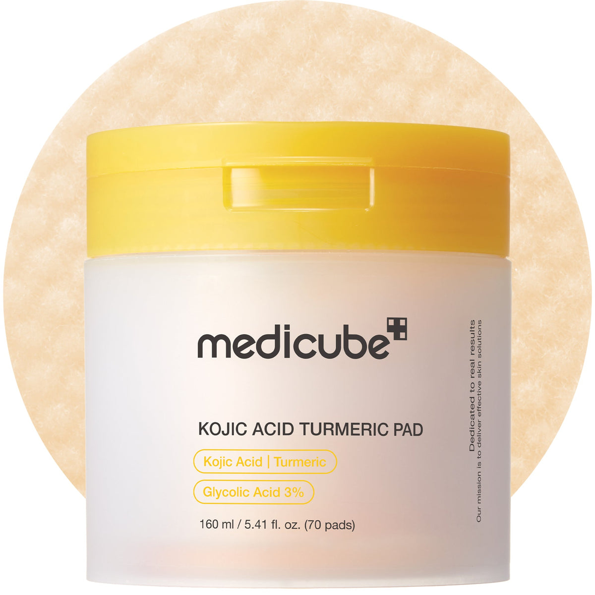 Medicube Kojic Acid Turmeric Toner Pad – 70 pads 160 ml