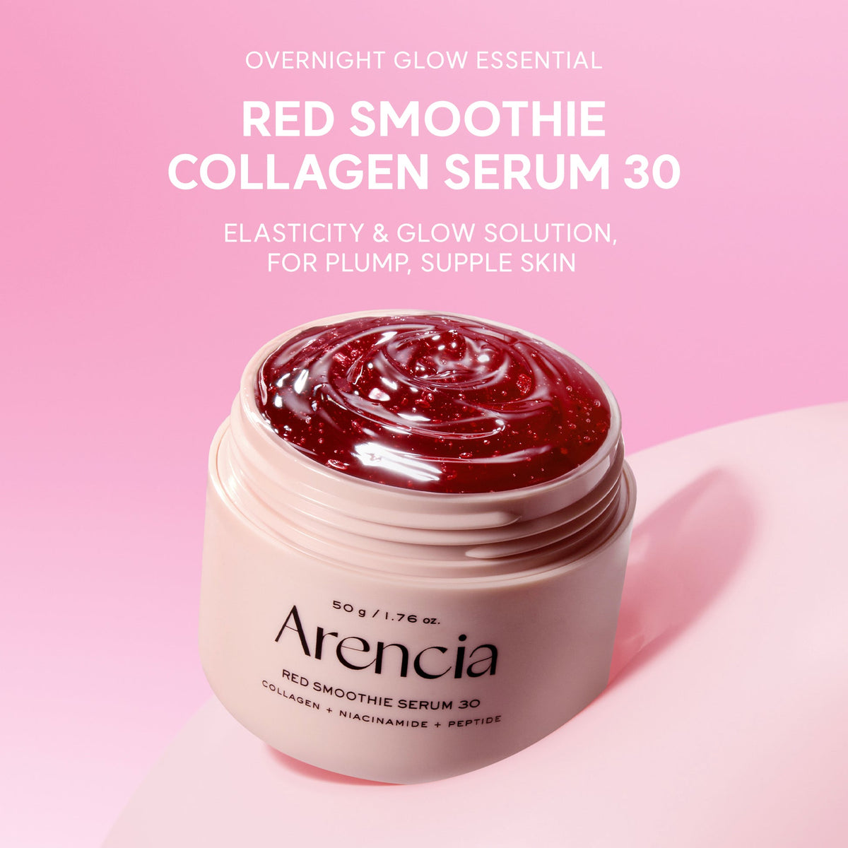 Arencia Red Smoothie Serum 30 – soin de nuit au collagène