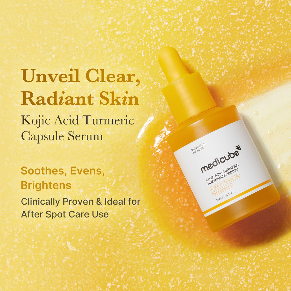 Medicube sérum acide kojique et curcuma – éclat et teint uniforme