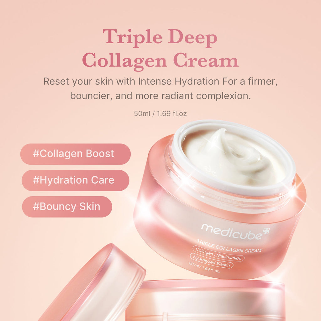 Triple Collagen Cream Medicube – hydratation, fermeté et éclat
