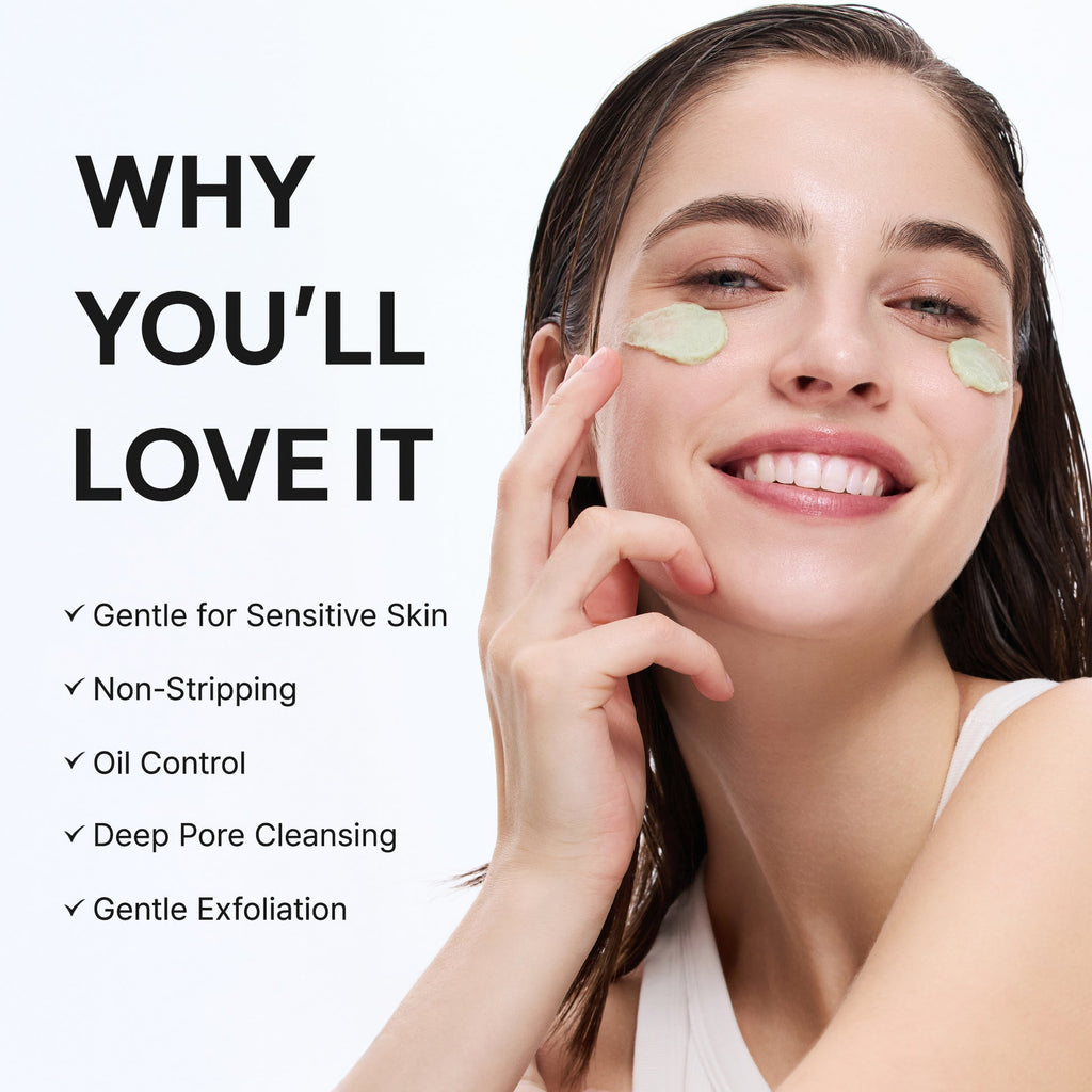 Arencia Fresh Green Rice Mochi Cleanser – doux pour la peau et les pores
