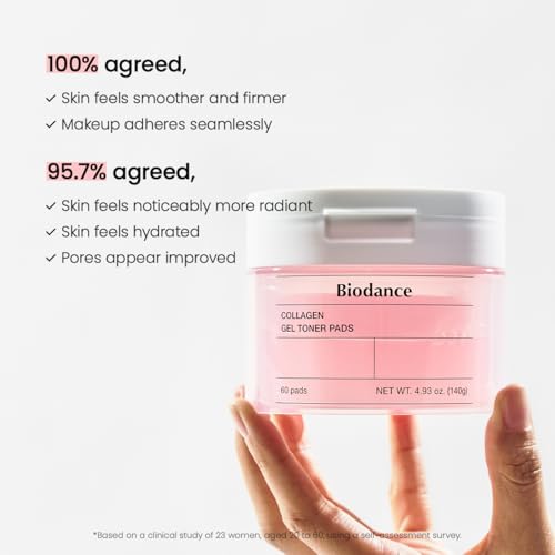 BIODANCE Collagen Gel Toner Pads – soin quotidien visage