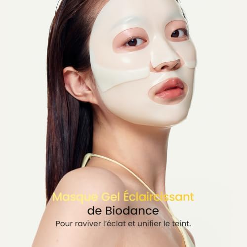 Masque hydrogel BIODANCE Vita Niacinamide – texture et application