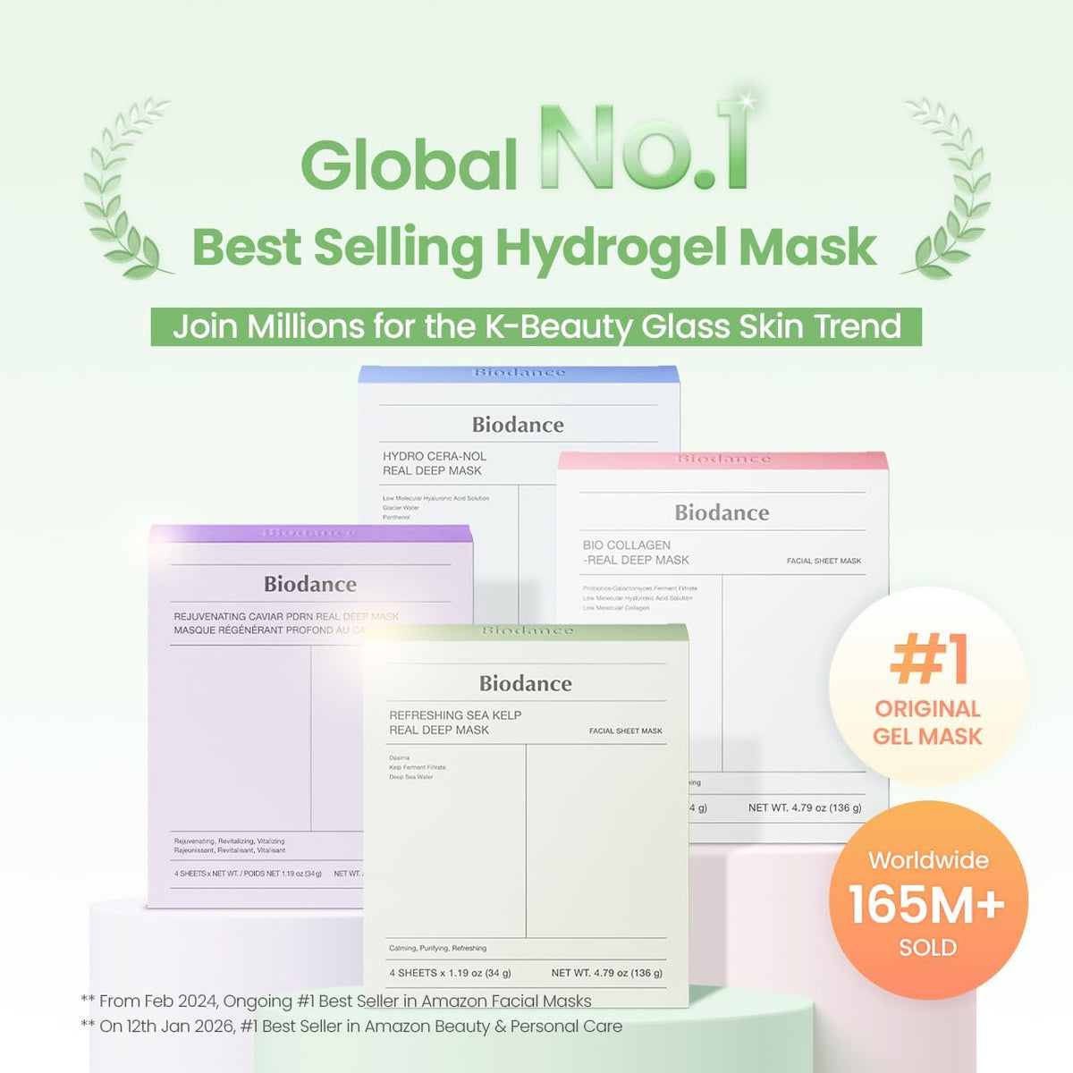 BIODANCE Sea Kelp Real Deep Mask – soin hydrogel apaisant