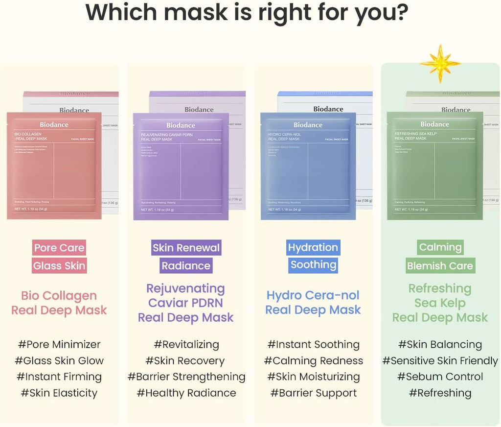 BIODANCE Refreshing Sea Kelp Real Deep Mask – visuel produit