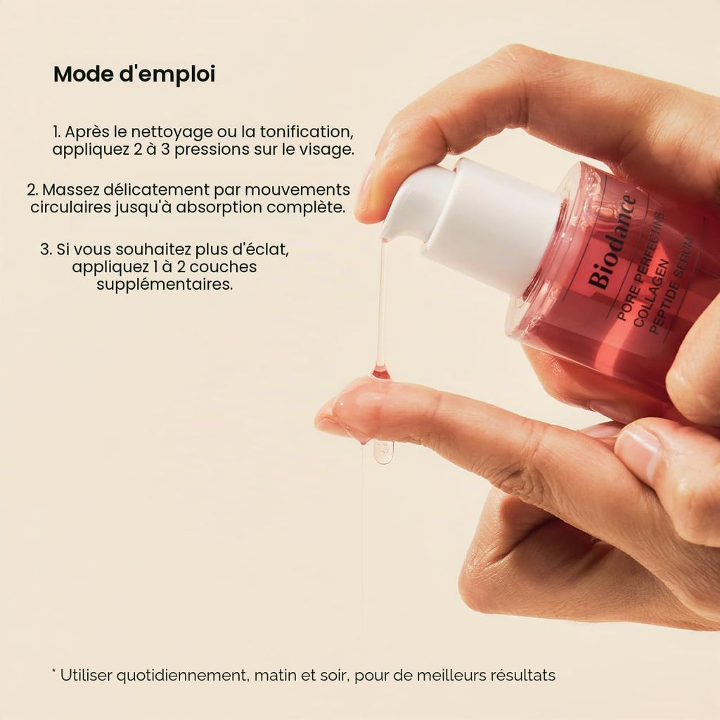 Texture du sérum BIODANCE Pore Perfecting Collagen Peptide