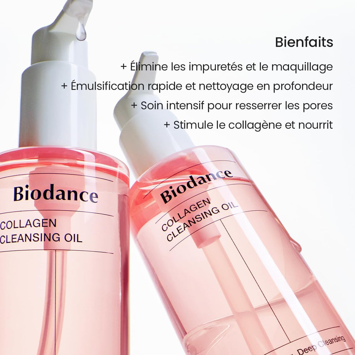 BIODANCE Collagen Cleansing Oil – huiles végétales et collagène