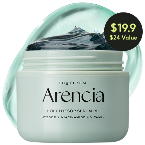 Arencia Holy Hyssop Serum 30 50 g – sérum gel hydratant et illuminateur