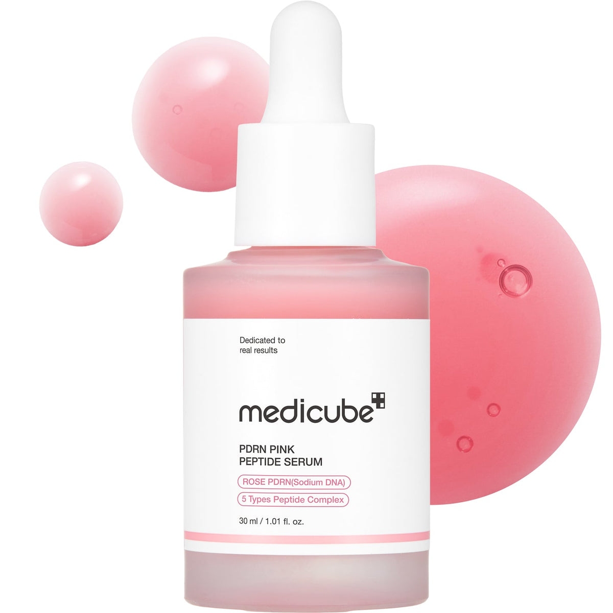 Medicube PDRN Pink Peptide Serum 30 ml – version PDRN de rose vegan
