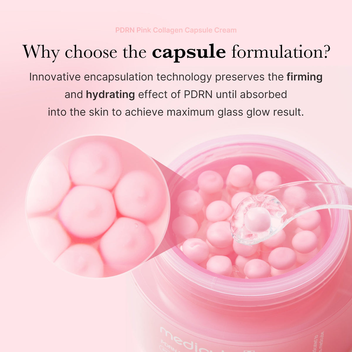 Technologie de capsules PDRN de la crème Medicube