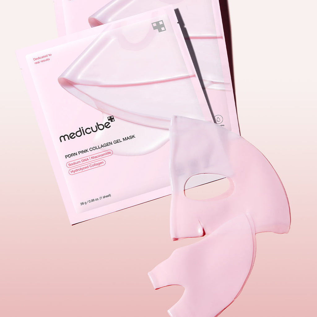 Medicube PDRN Pink Collagen Gel Mask – masque hydrogel rose