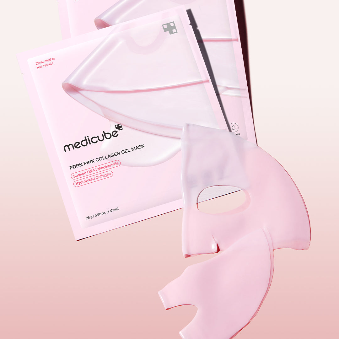 Medicube PDRN Pink Collagen Gel Mask – masque hydrogel rose