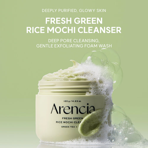 Arencia Fresh Green Rice Mochi Cleanser – nettoyant purifiant au riz vert
