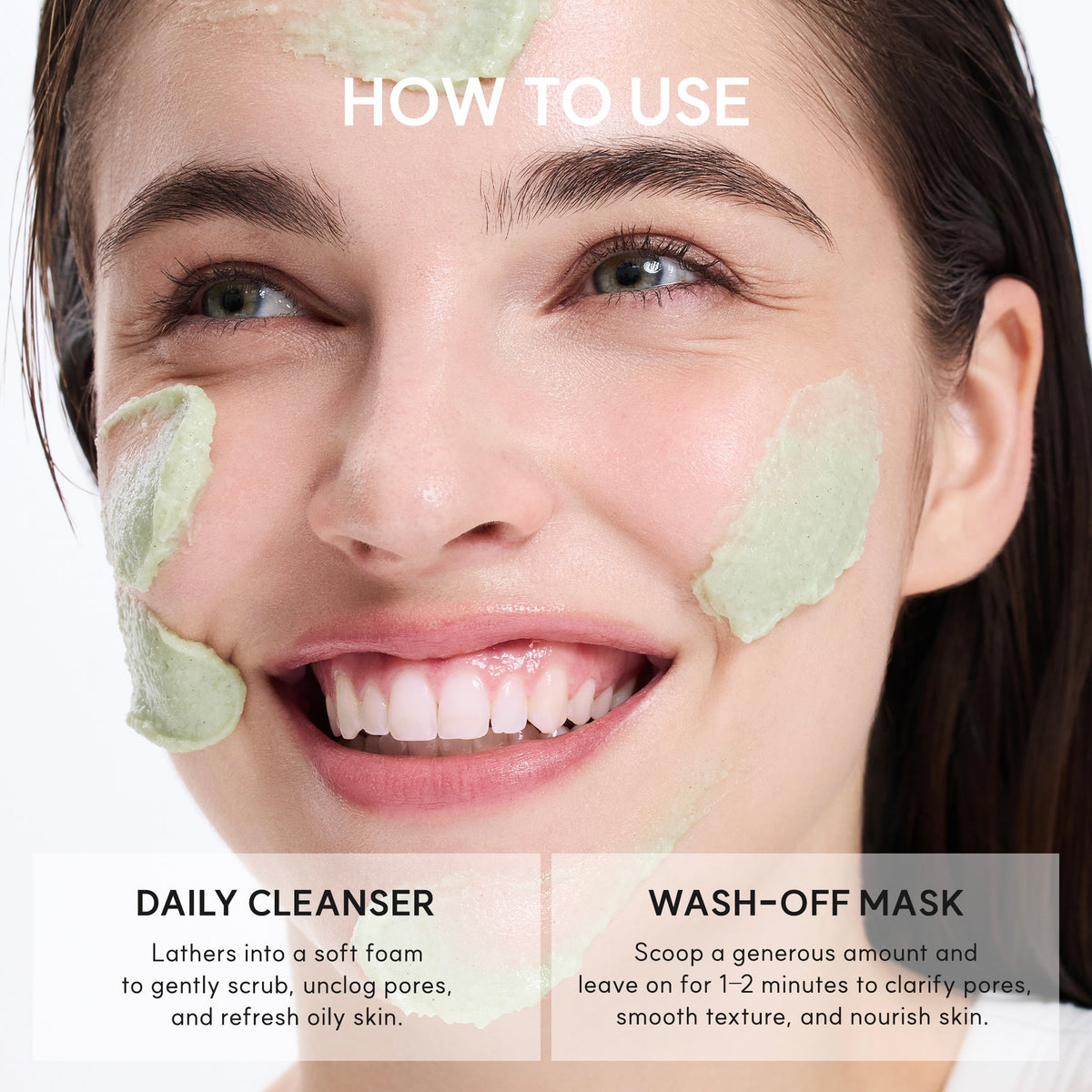 Conseils d’utilisation Arencia Fresh Green Rice Mochi Cleanser