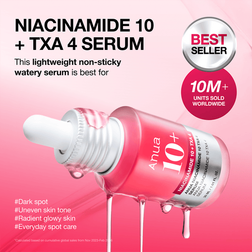 ANUA Niacinamide 10 TXA 4 Serum – sérum anti-taches et éclat