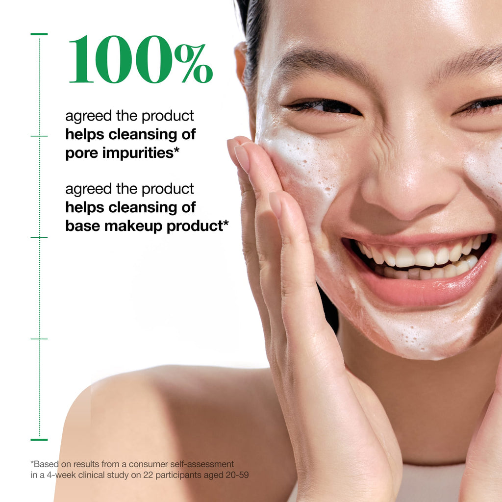ANUA Heartleaf Quercetinol Pore Deep Cleansing Foam en utilisation