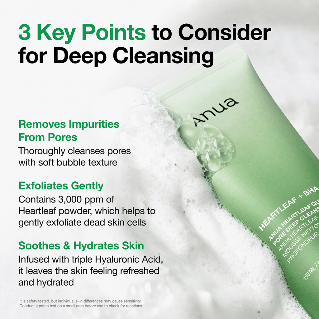 Nettoyage profond, exfoliation douce et hydratation ANUA