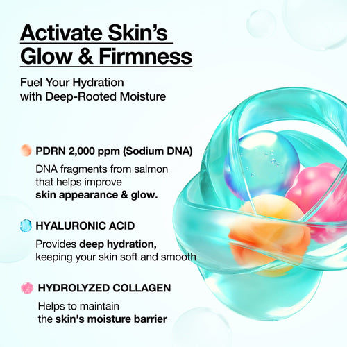Actifs PDRN 2000 ppm, acide hyaluronique et collagène de la brume ANUA