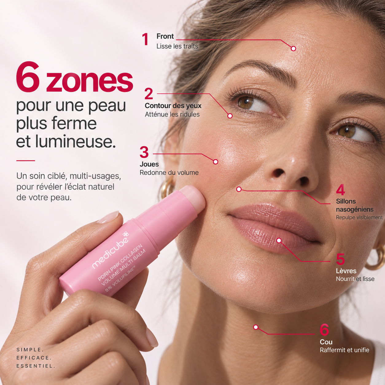 Medicube – Baume Multi-Usage PDRN & Collagène Rose 10 g