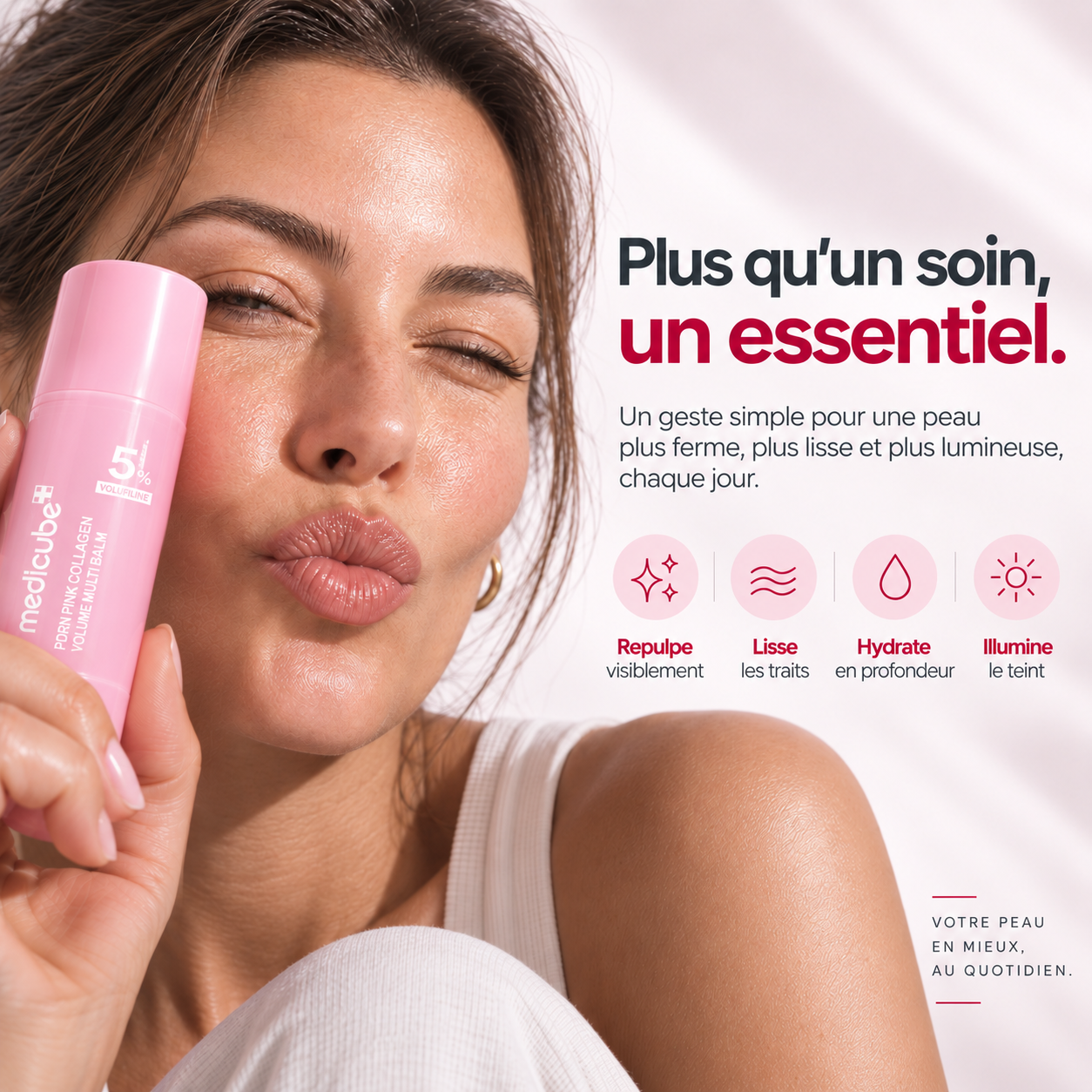Medicube – Baume Multi-Usage PDRN & Collagène Rose 10 g