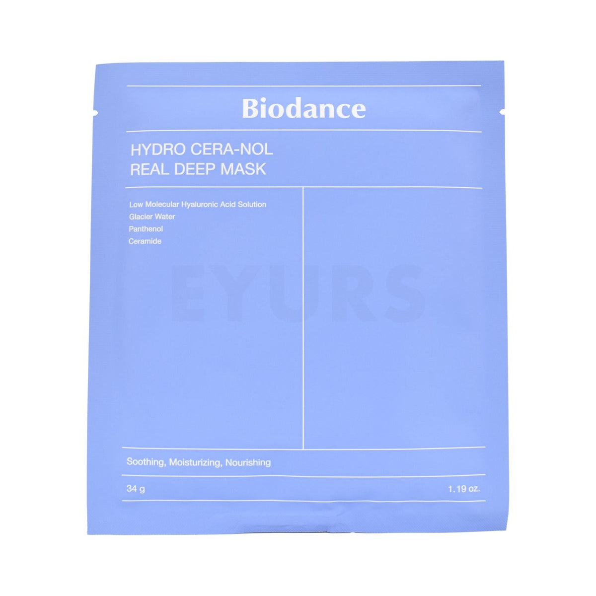 BIODANCE Hydro Cera-nol Real Deep Mask – sachet individuel 34 g