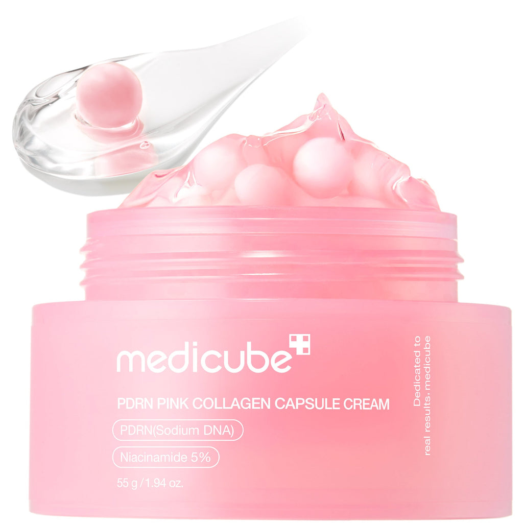 Medicube PDRN Pink Collagen Capsule Cream 55 g – crème visage en capsules roses