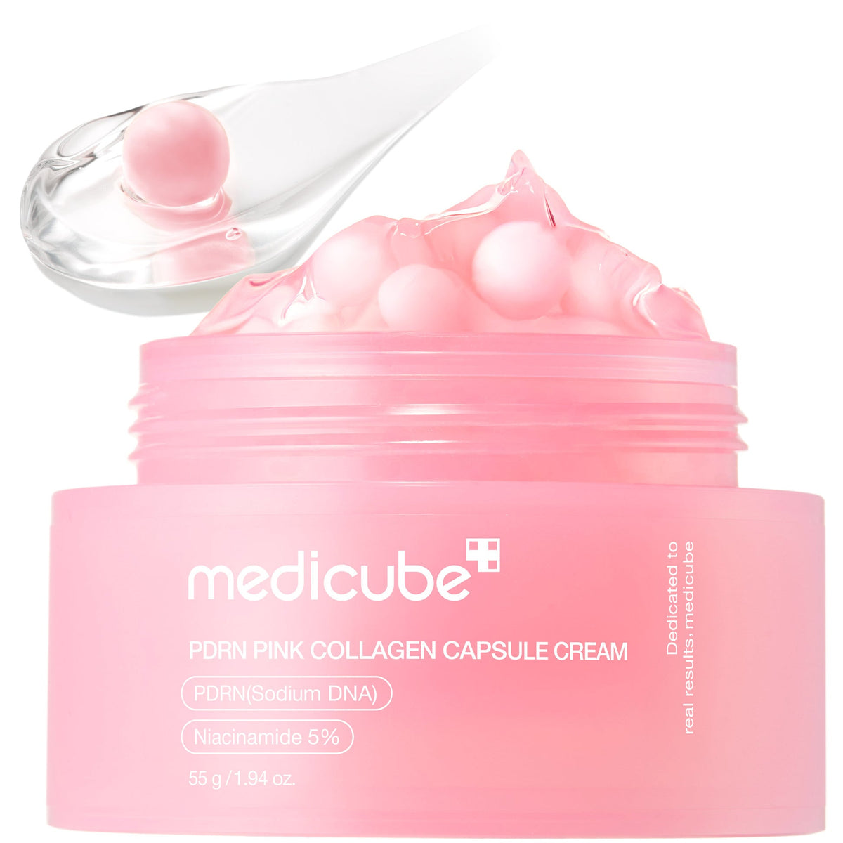 Medicube PDRN Pink Collagen Capsule Cream 55 g – crème visage en capsules roses